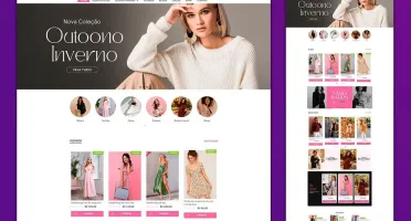 Loja Virtual Modas Glow - wordpress + Elementor
