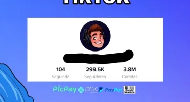 Vendo conta TikTok 300k+