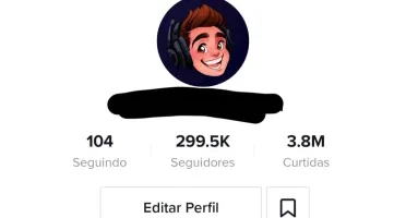 Vendo conta TikTok 300k+