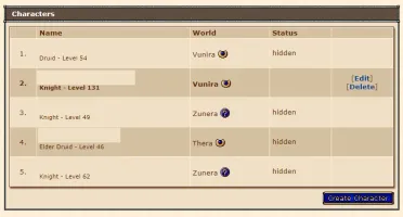 KNIGHT VUNIRA LEVEL 131