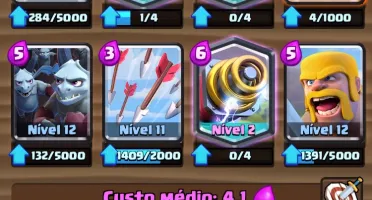 Clash Royale 4700 trofeus e todas lendarias