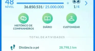 CONTA POKEMON GO LEVEL48