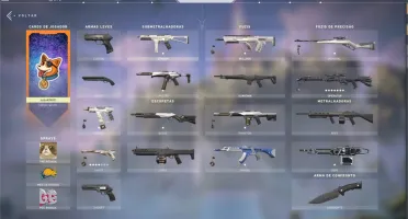 Conta valorant Unranked com skins