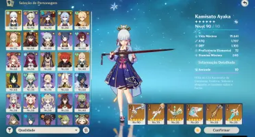 GENSHIN IMPACT - AR54, 16T5⭐Ganyu + Bis, Cyno + Bis,Hutao...