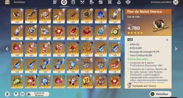 GENSHIN IMPACT - AR54, 16T5⭐Ganyu + Bis, Cyno + Bis,Hutao...