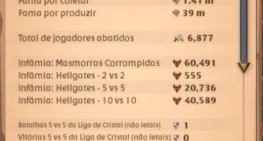 Conta albion 1.03b de fama