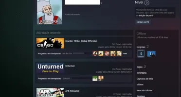 Conta Steam 4 Anos (prime) Cs Go Patente Global Elite