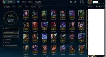 Conta lvl63 Gold V 31 campeões (Com varios junglers)