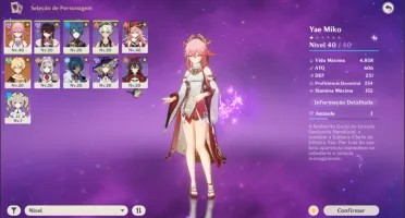Genshin Impact YAE MIKO conta américas AR 22