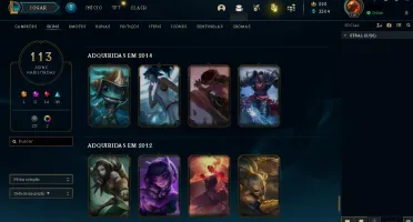 Conta Lol da Season 1
