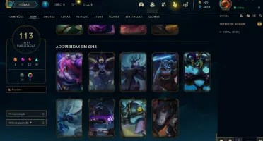 Conta Lol da Season 1