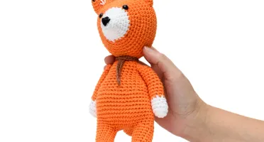 Raposa Pai Amigurumi