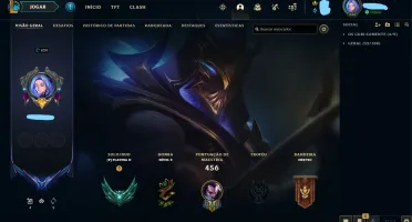Conta RIOT com contas de Valorant e League of Legends.