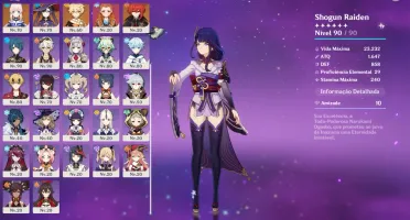 AR 57 | Shogun, Yae Miko, Ganyu, Zhongli, Hutao