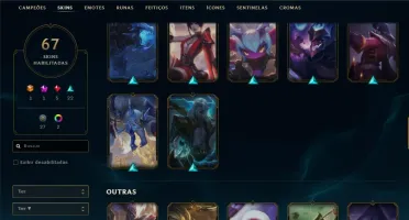 Conta LoL 275 com algumas skins