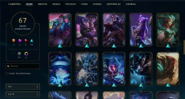 Conta LoL 275 com algumas skins