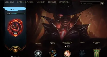 Conta LoL 275 com algumas skins