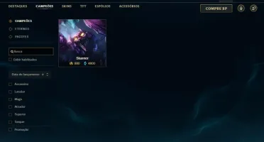 Conta de League of Legends