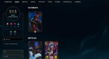 Conta de League of Legends