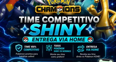Pokémon Champions Time Competitivo-Shiny Entrega Via Home