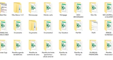 Planilhas de Excel (Mais de 740 planilhas)
