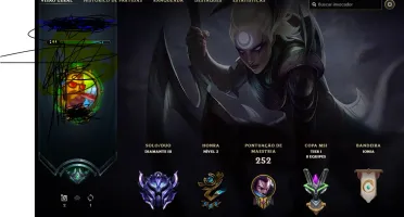 Conta LoL diamante 3 72 campeões 32 skins