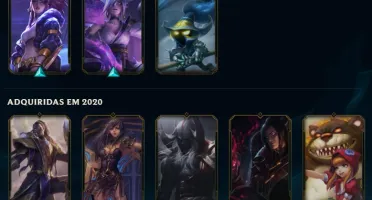 Conta LoL diamante 3 72 campeões 32 skins