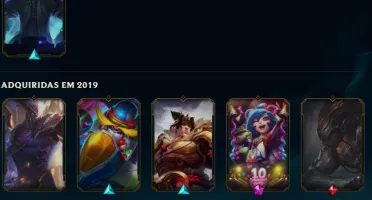 Conta LoL diamante 3 72 campeões 32 skins