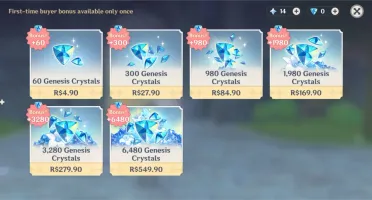 AR 55 RAZOR C6|2X TUMULO+ZHONGLI/ALBEDO/QIQI/ROSARIA E MAIS