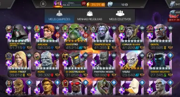 Conta Marvel torneio de campeões