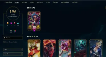 Conta League of Legends LVL 382 Platina