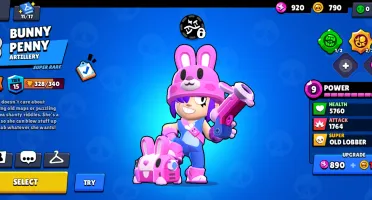 Conta Brawl Stars com o Wattson Paladino vermelho