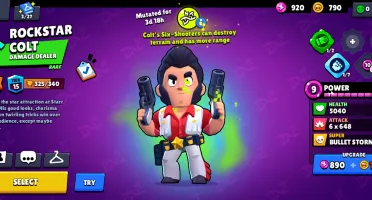 Conta Brawl Stars com o Wattson Paladino vermelho