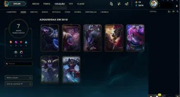 CONTA LOL - UNRANKED COM 2082 DE E.LARANJA.