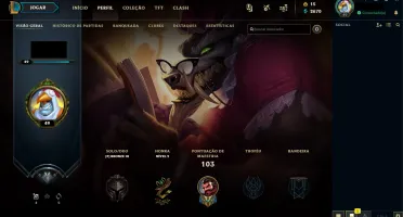 CONTA LOL - UNRANKED COM 2082 DE E.LARANJA.