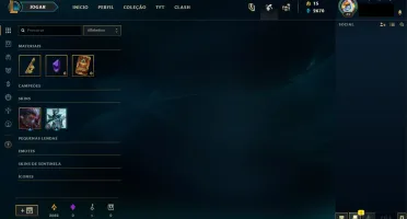 CONTA LOL - UNRANKED COM 2082 DE E.LARANJA.