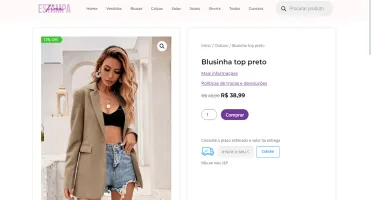 Loja Virtual Woocommerce de Roupas a Original