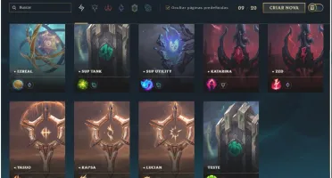 ÓTIMA CONTA PLATINA 252 SKINS!