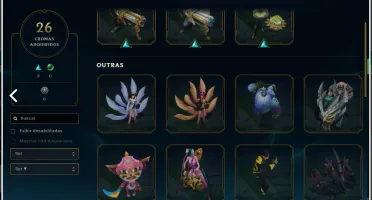ÓTIMA CONTA PLATINA 252 SKINS!