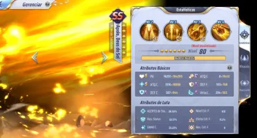 Saint Seiya conta mixer 8 com 700 gemas no A118 conta top
