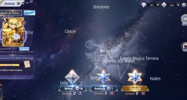 Saint Seiya conta mixer 8 com 700 gemas no A118 conta top