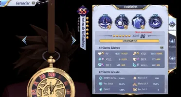 Saint Seiya conta mixer 8 com 700 gemas no A118 conta top
