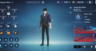 Conta Solo Leveling Mobile LEV 35