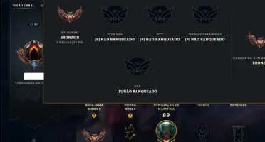 Bronze 2 com 50 Champs e 50 Skins