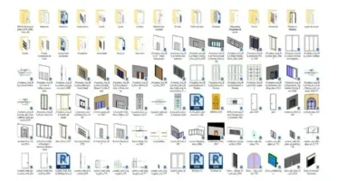 Biblioteca 89.500 Blocos Familia Revit Template Textura