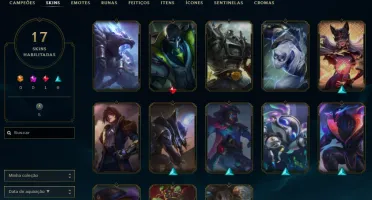 Conta focada em TFT no LOL + SKINS no LOL