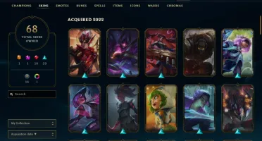 Conta de League Of Legends e Valorant