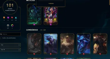 conta de lol ouro IV