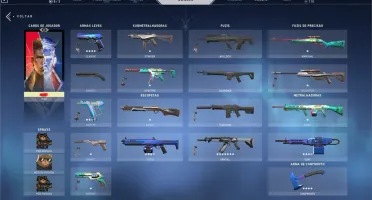 Conta de valorant com vandal saqueador e mais algumas skins
