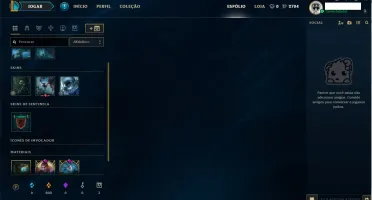 Conta LOL - Platina V - Melhor preço!